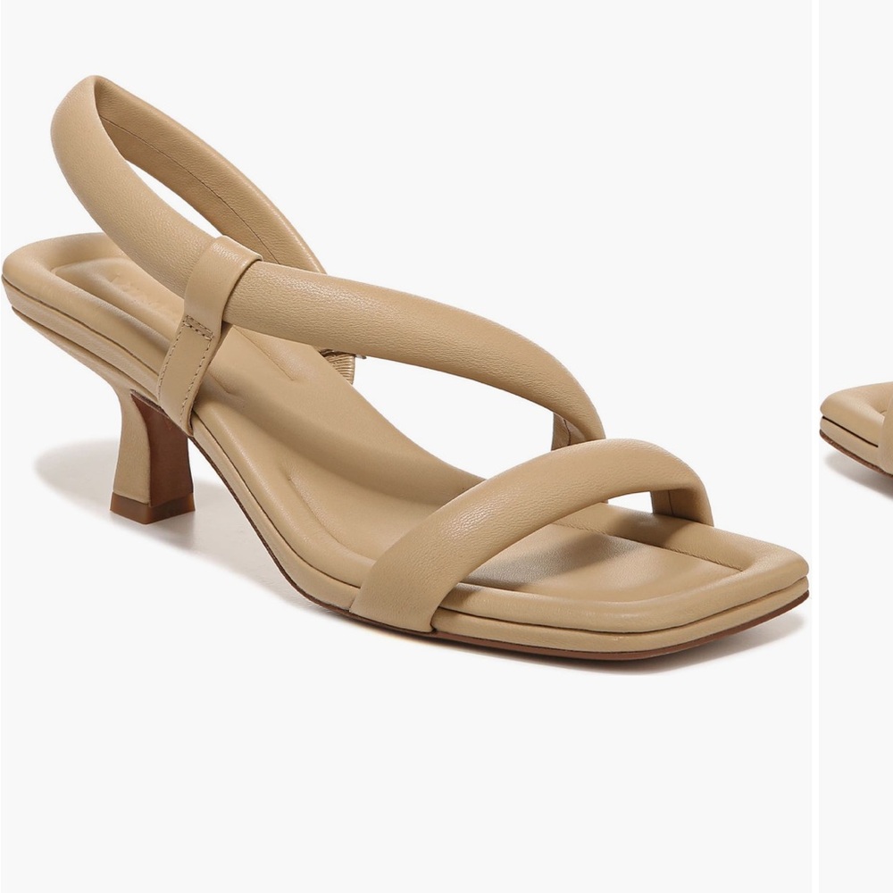 Vince Tan Heels with Strappy Design